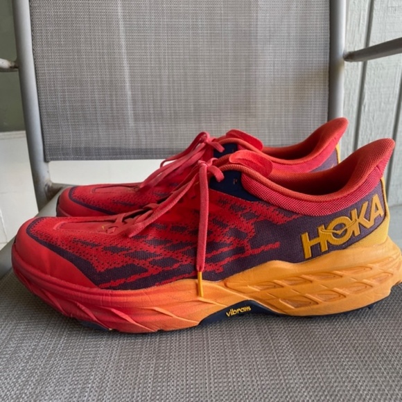 HOKA Men’s Speedgoat 5 Trail Running Shoes 1123157 FRYL - Picture 3 of 13